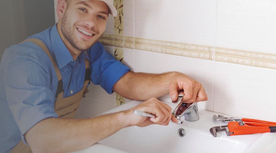 Faucet cartridge replacement in South Londonderry, VT